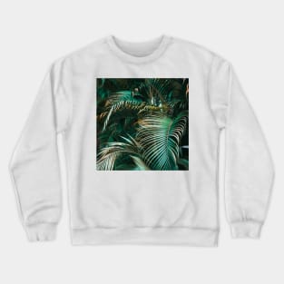 Botanical Green Foliage Crewneck Sweatshirt